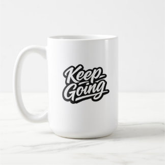 Caneca De Café Mantenha-se Minimal Citação de Rua | Moderno U