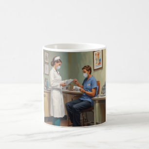 Caneca De Café Mantenha-se saudável: Encoste seu caminho para o b