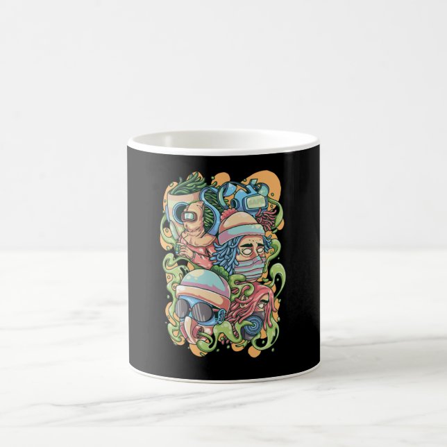Caneca De Café Mantenha-se seguro (Centro)