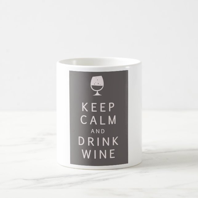 Caneca De Café Mantenha vinho calmo e da bebida (Centro)