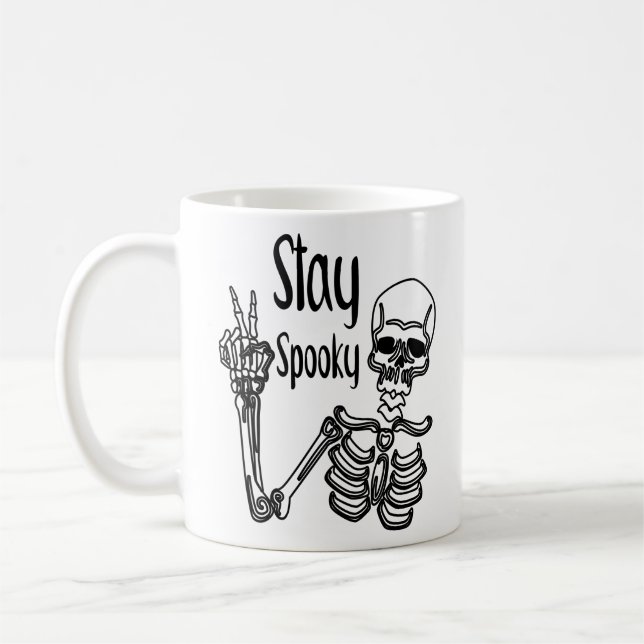 Caneca De Café Mantenham-se assustadas Mulheres com Sinal de Paz (Esquerda)