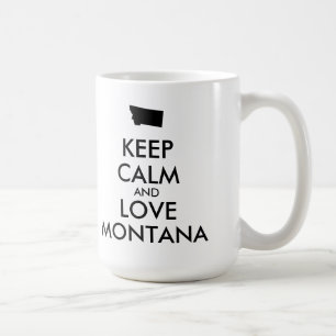 Caneca De Café MANTER CALMA E AMOR personalizáveis MONTANA