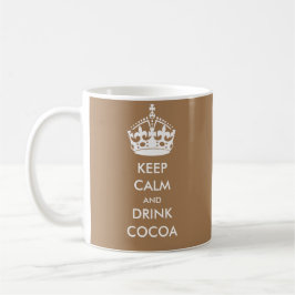 CANECA DE CAFÉ MANTER CALMA E BEBER COA