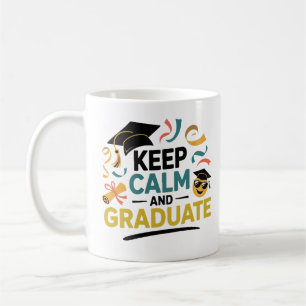 Caneca De Café Manter calma e Formando