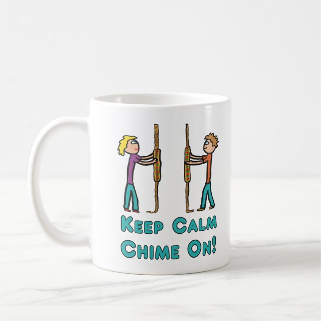 Caneca De Café Manter Campanologia Calma (Esquerda)
