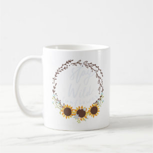 Caneca De Café manter girassol selvagem