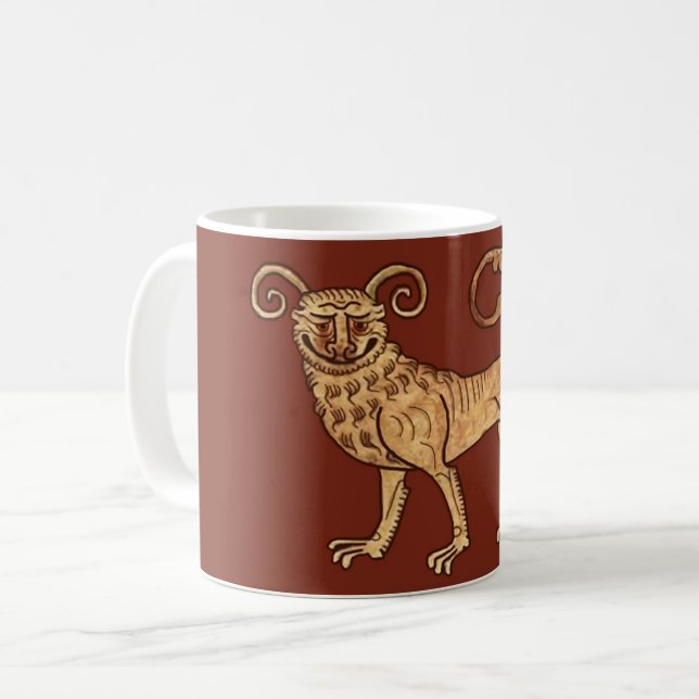 Caneca De Café Manticore em Red Coffee Mug (Frente Esquerda)