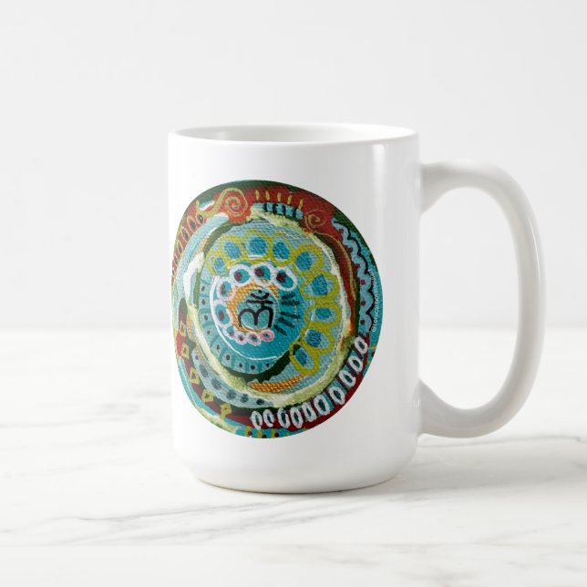 Caneca De Café Mantra mug com portal de orações - Presença (Direita)