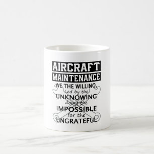Caneca De Café Manutenção de aviões
