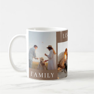 Caneca De Café Manutenção de Texto de Foto Personalizada da Famíl