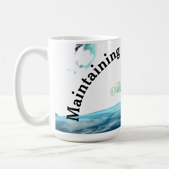 Caneca De Café manutenção do clima da Terra (Esquerda)
