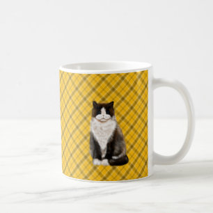 Caneca De Café manx cat bi-col
