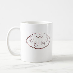 Caneca De Café mão de arte