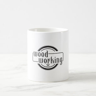 Caneca De Café Mão-de-Obra Carpinteiro Madeira Engraçada Dom