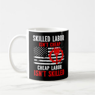 Caneca De Café Mão de Obra Qualificada Não é Meme Clássico Barato
