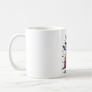 Caneca De Café Mão Médica e Assombração Umas Enfermeira Estranho