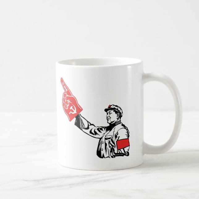 Caneca De Café Mao - o comunismo é #1 (Direita)