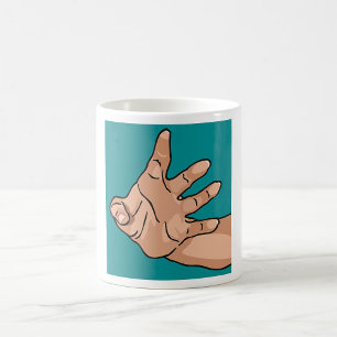 Caneca De Café Mão que Alcança a Perspectiva
