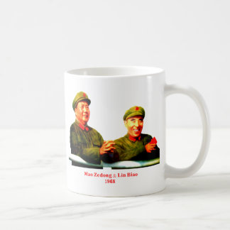 Caneca De Café Mao Zedong e Lin Biao 1968