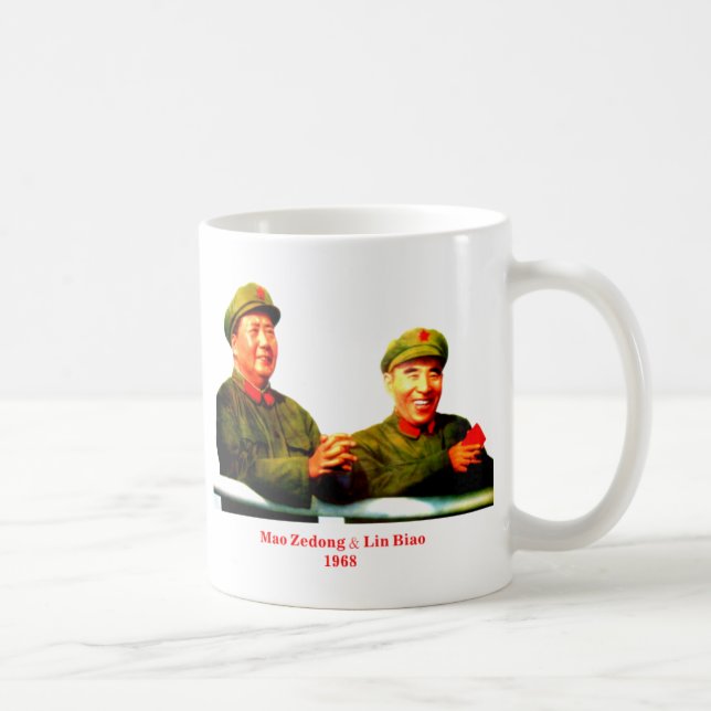 Caneca De Café Mao Zedong e Lin Biao 1968 (Direita)