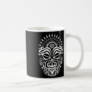 Caneca De Café Maori Polynésia Tattoo Haka Dance Face Mask Head
