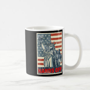 Caneca De Café Mãos Contra Resistência Salvar Democracia E Soc