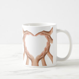 Caneca De Café Mãos de Amor