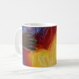 Caneca De Café Mãos e Corações Adoram Diversidade Artística C
