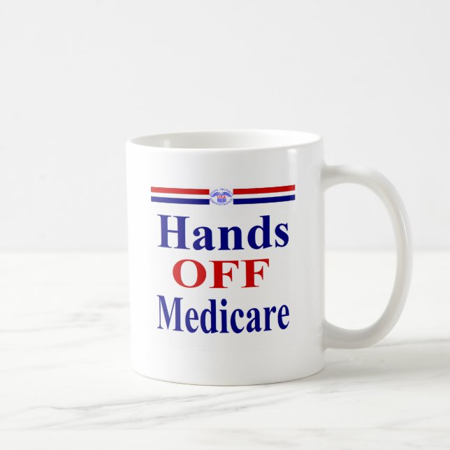 Caneca De Café Mãos fora de Medicare (Direita)