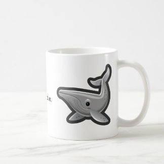 Caneca De Café Mãos fora de minha baleia de Humpback