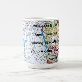Caneca De Café Mapa Aéreo
