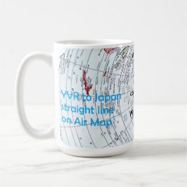 Caneca De Café Mapa Aéreo