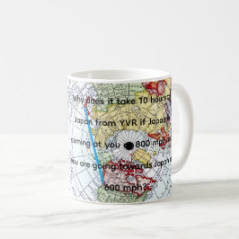 Caneca De Café Mapa Aéreo