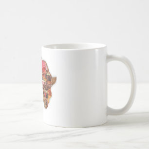Caneca De Café Mapa Africano: Celebrar a Estação com a Cultura