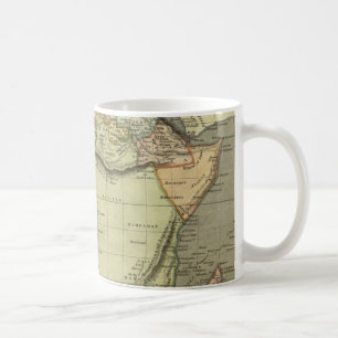 Caneca De Café Mapa antigo antigo inspirado