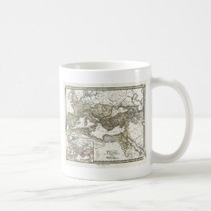 Caneca De Café Mapa antigo do império romano