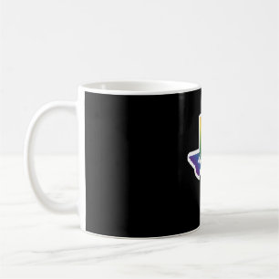 Caneca De Café Mapa arco-íris do Design do Texas para orgulhoso L