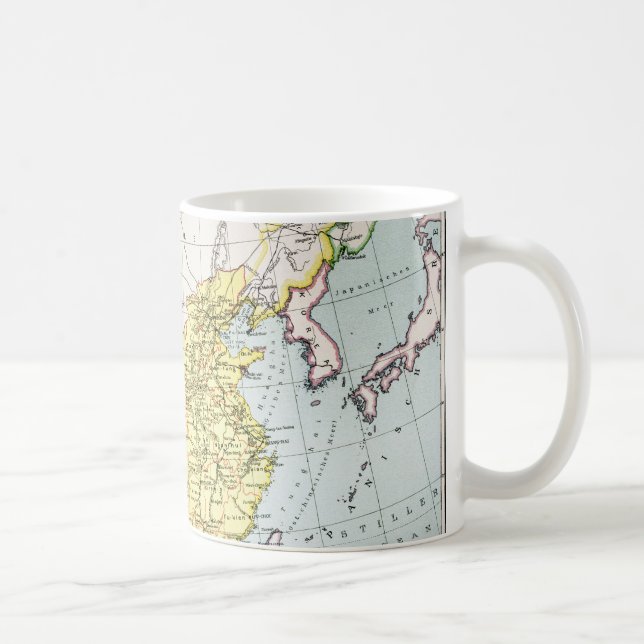 CANECA DE CAFÉ MAPA: CHINA, 1910 (Direita)