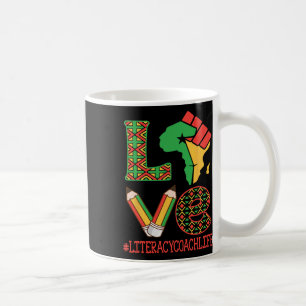 Caneca De Café Mapa da África Punho Erguido Amor Treinador de Alf
