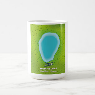 Caneca De Café Mapa da Floresta Negra na Alemanha.