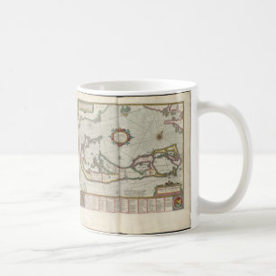Caneca De Café Mapa das Bermudas (1638)