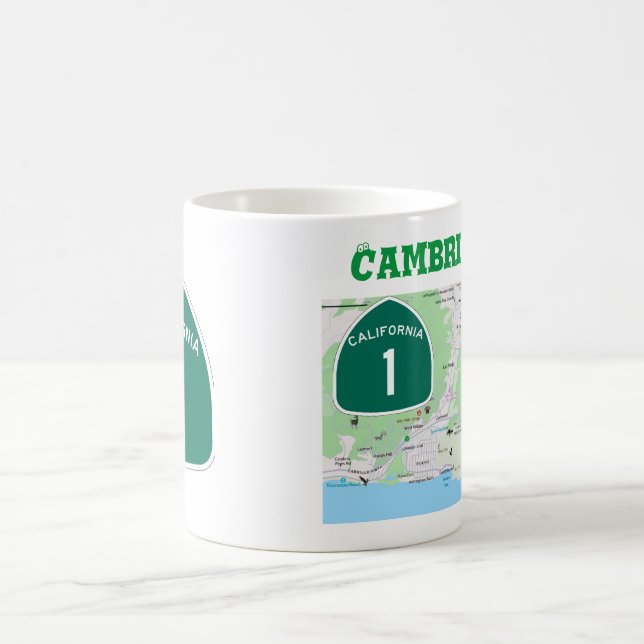 Caneca De Café mapa de Cambria (Centro)