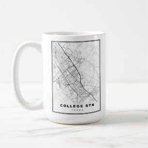 Caneca De Café Mapa de College Station