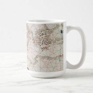 Caneca De Café Mapa de Europa & costas do Norte de África