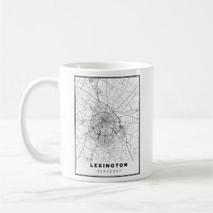 Caneca De Café Mapa de Lexington