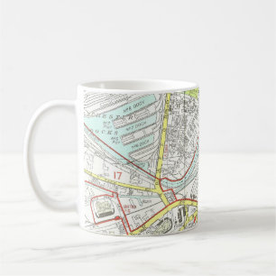Caneca De Café Mapa de Manchester