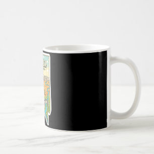 Caneca De Café mapa de nevada vintage viagem orgulho do estado av