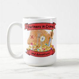 Caneca De Café mapa de pirata citação