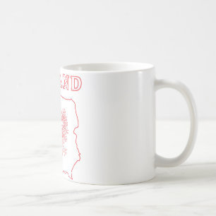 Caneca De Café Mapa de Polônia Vermelho com Águia