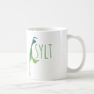 Caneca De Café Mapa de Sylt